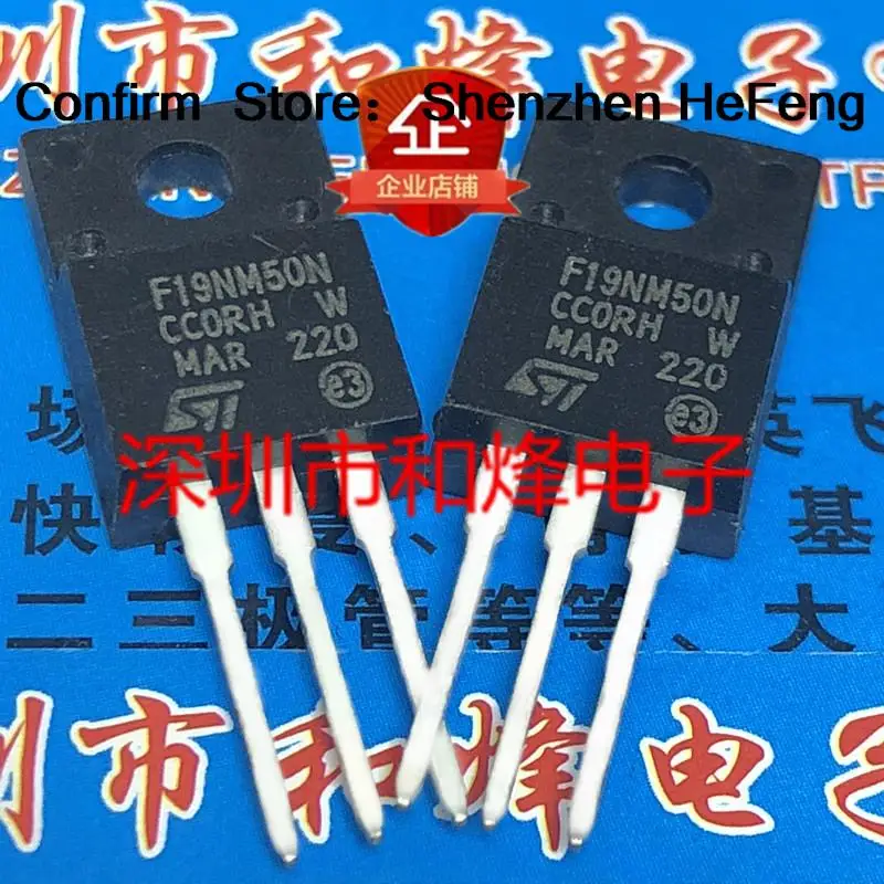 5PCS-10PCS F19NM50N STF19NM50N TO-220F 500V 14A  Original On Stock Quicky Shipping