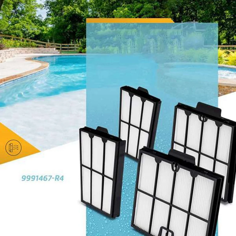 Imagem -02 - Painéis de Filtro Ultra Fino para Limpador Piscina Dolphin Filtro de Cartucho Ativo 20 Ativo 30explorer E30 9991467-r4