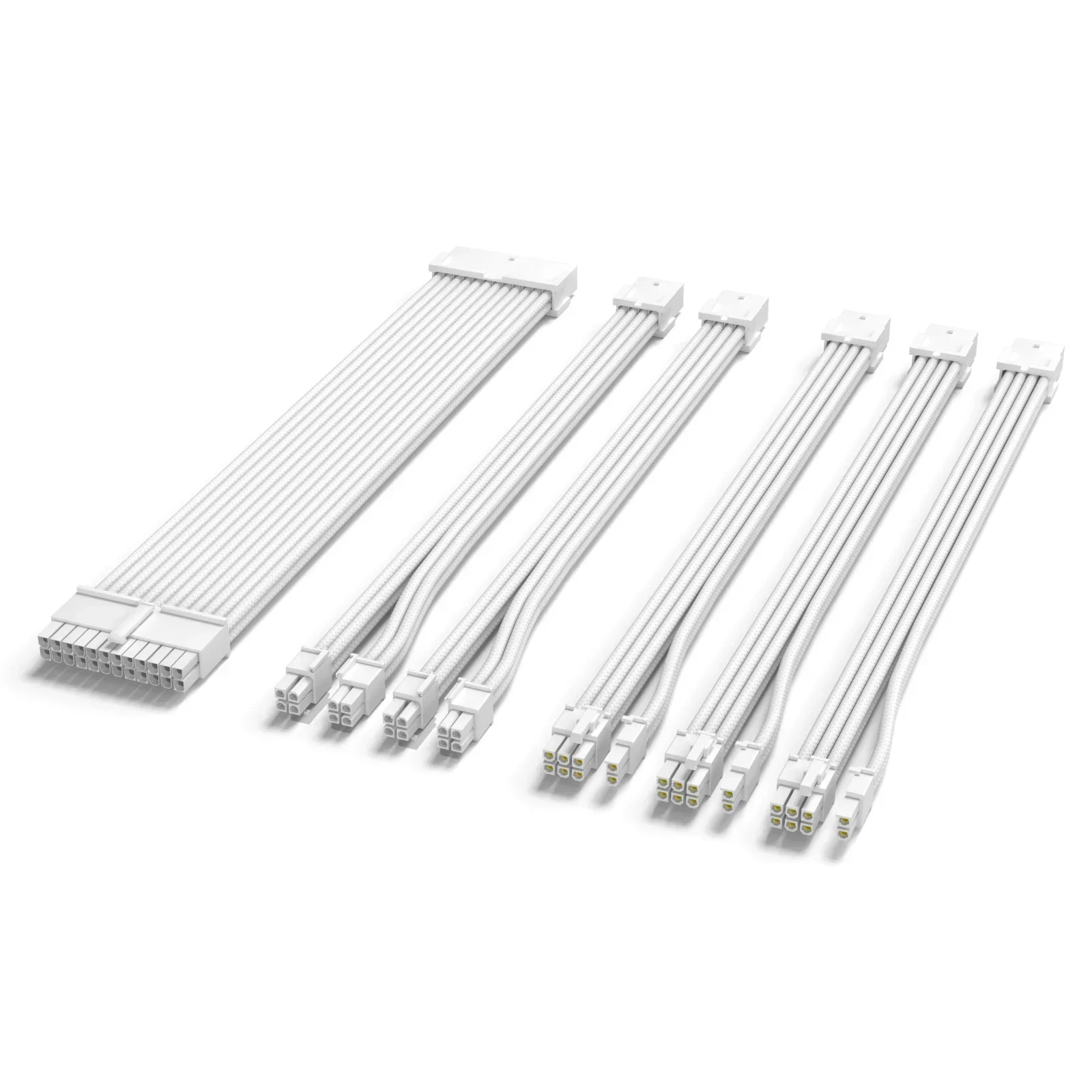 

16AWG ATX 24Pin EPS Dual 8-Pin PCI-E Three 8-Pin Sleeve Nylon PET Extension Power Supply Cable Kit for PSU