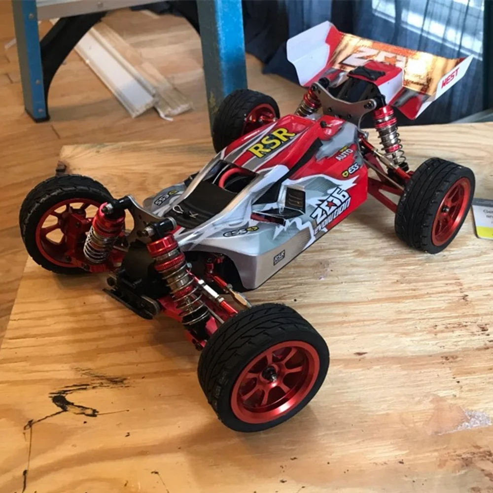 XX-65 mm Metallfelge + Gummireifen mit hohem Griff für Wltoys 144001 A959 A959-B 124019 124018 RC-Autoteile