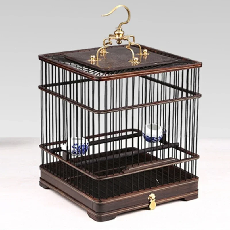 Outdoors Parrot Bird Cages Wooden Budgie Park Canary Bird Cages Luxury Villa Voladera Para Pajaros Jaulas Pet Products WZ50BC