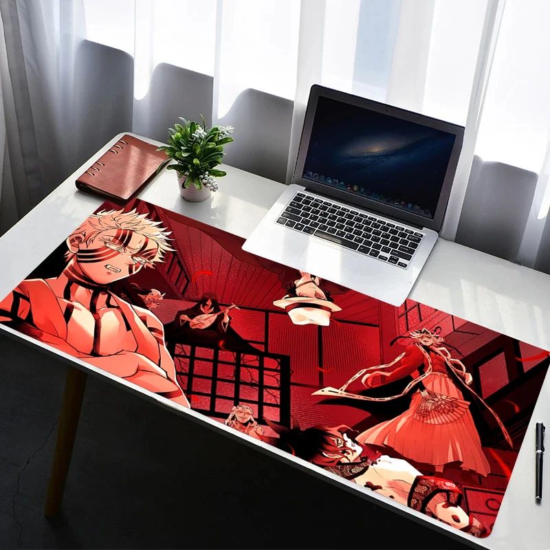 

Mouse Pad PC Non Slip Rubber HD D-demon Slayer Mousepad Laptop Gamer Cabinet Keyboard Pad Office Computer Gaming Desk Mouse Mat