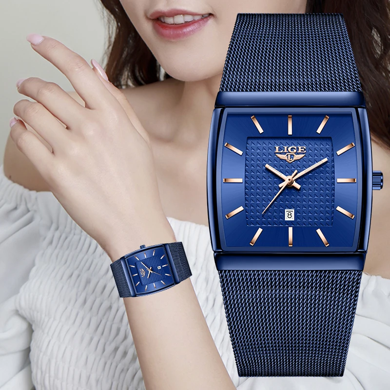 

LIGE 2026 TOP women wristwatch Elegant Fashion Calendar Ladies luminous Waterproof Gift Luxury Women's Watch Relogio Feminino