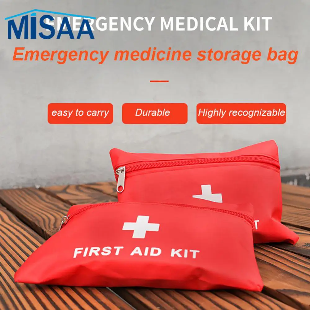 Emergency Mini First Aid Insect Proof Camping Hiking Treatment Bag Portable Traveling Survival First Aid Kit Storage