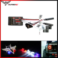 DUMBORC FZD Simulation Light Controller LED System Kit 4.2-12.4V for 1/10 1/8 RC Drift Car Truck Axial LED Controller Module