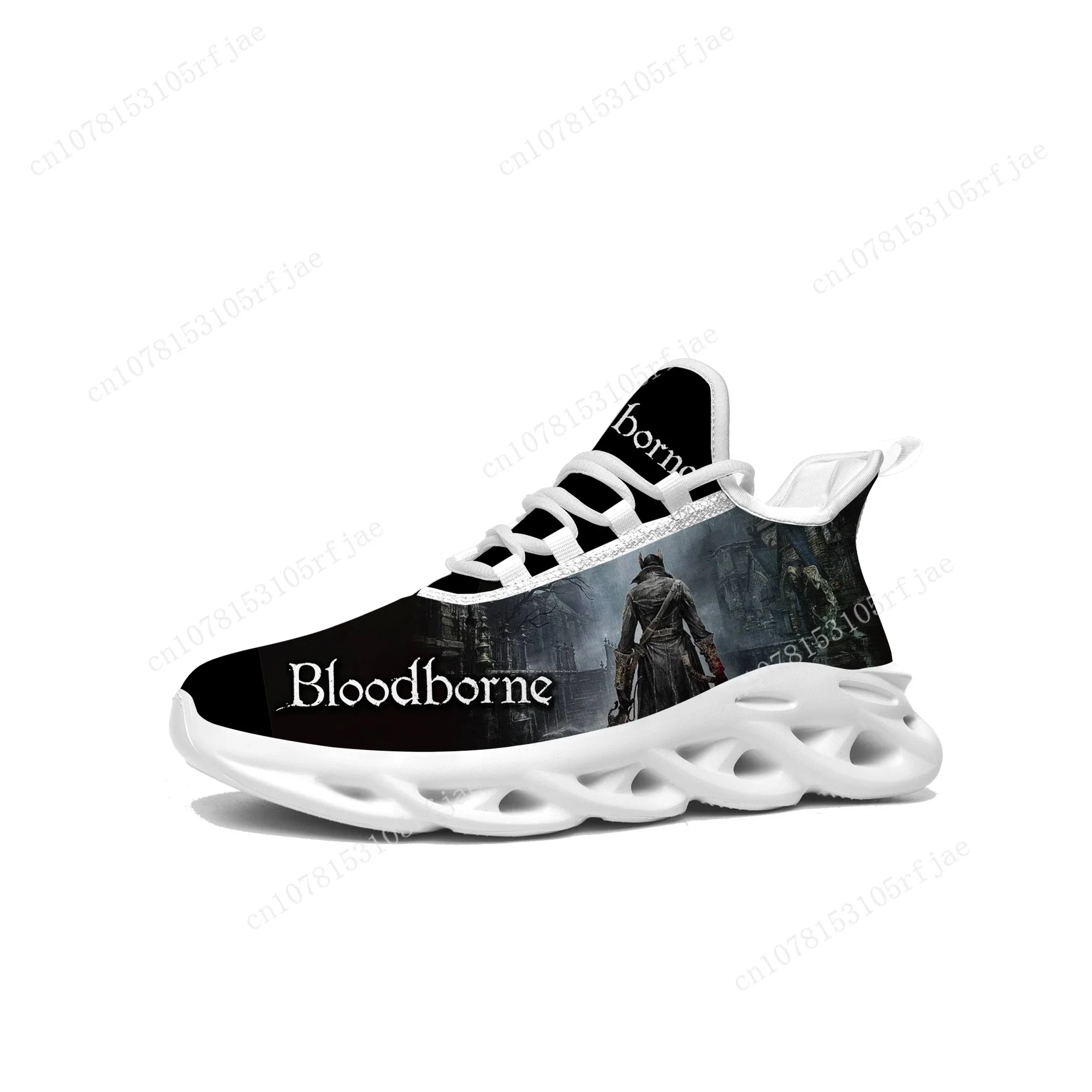 Bloodborne Sneakers Hot Cartoon Game Mens Womens Teenager Sports Running Shoes High Quality Fashion Custom Built Lace Up Shoes