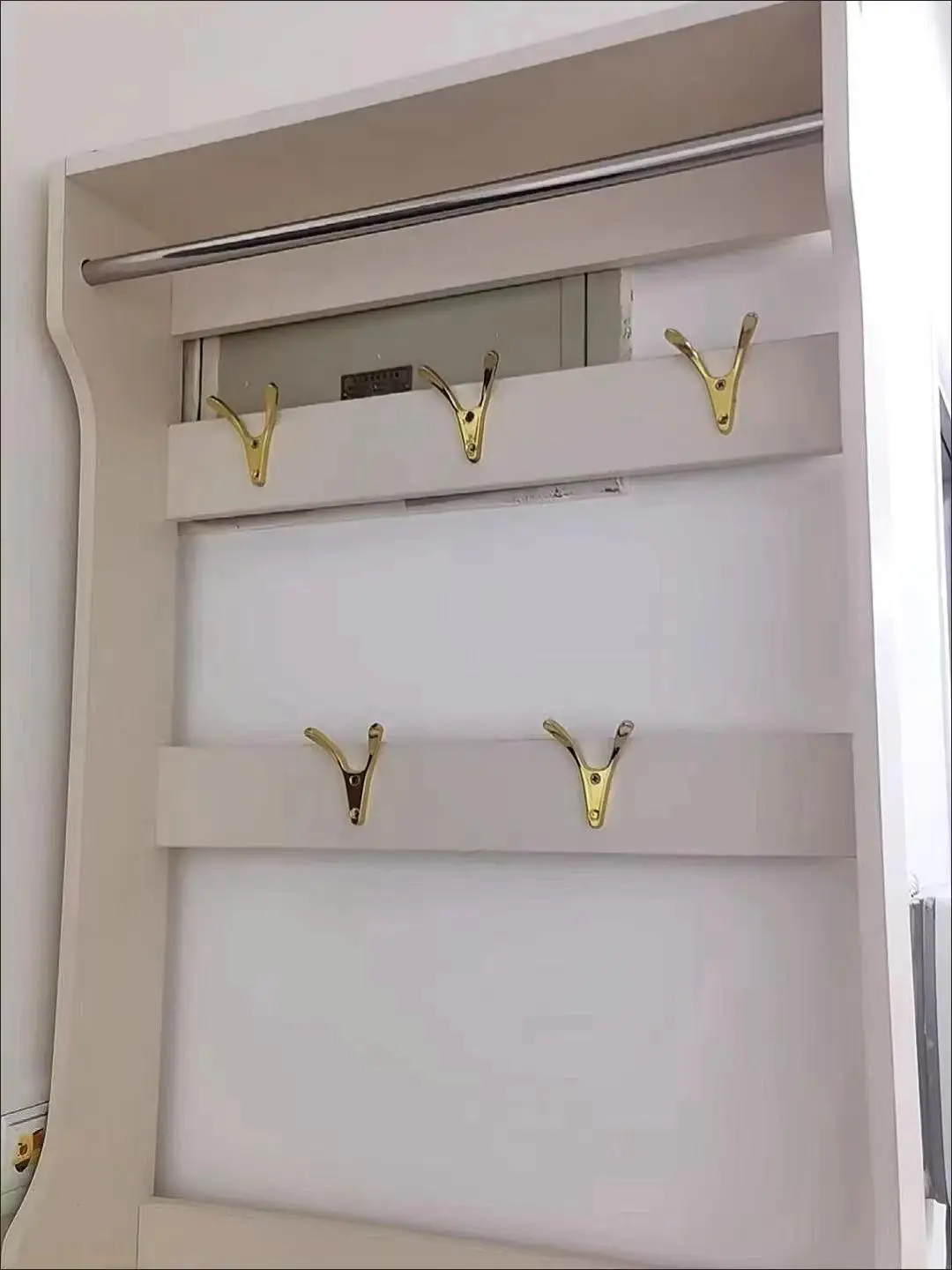 Storage Shoe Rack Ultra-thin Bucket Shoe Cabinet Entrance Door Wall-mounted Clothes Hanger Shoe Cabinet