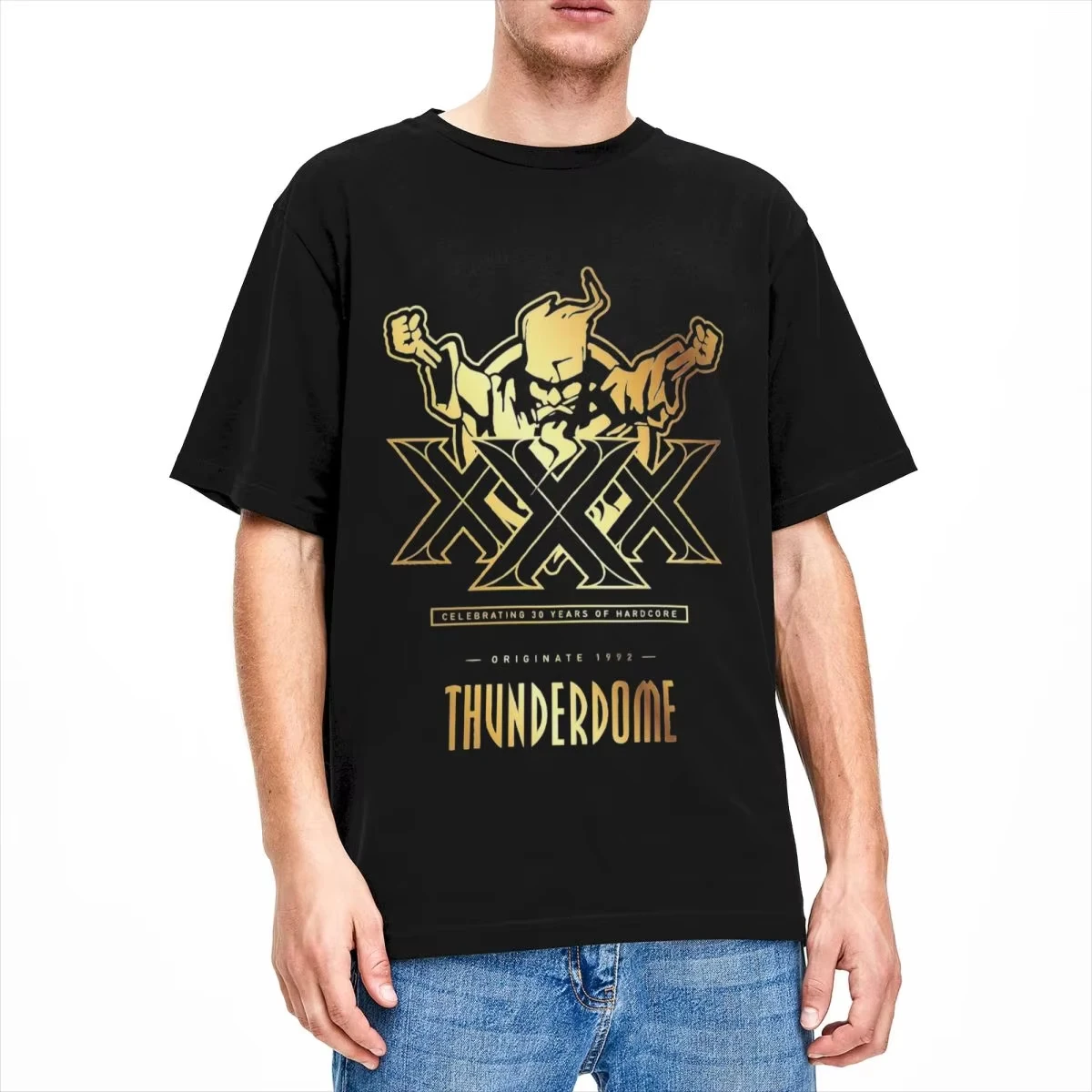 2025 Streetwear Hardcore T-Shirt Men Fashion Hardcore T Shirt Fashion Casual O-Neck Tshirts Cotton Short Sleeve Camisetas Tops