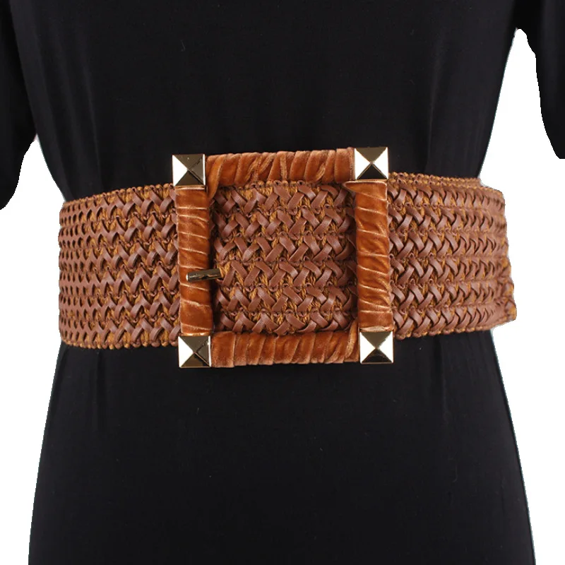 女性用織りベルト-ボヘミアンスタイル-ショッピングの第一選択肢-パーティーウェア-トレンディでファッショナブルな休暇-結婚式の第一選択肢