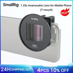 SmallRig 1.33x Anamorphic Lens for Mobile Phone (T-mount) for iPhone 15/14/13/12 for Samsung S21/ S22 Series for Xiaomi 13 -4590