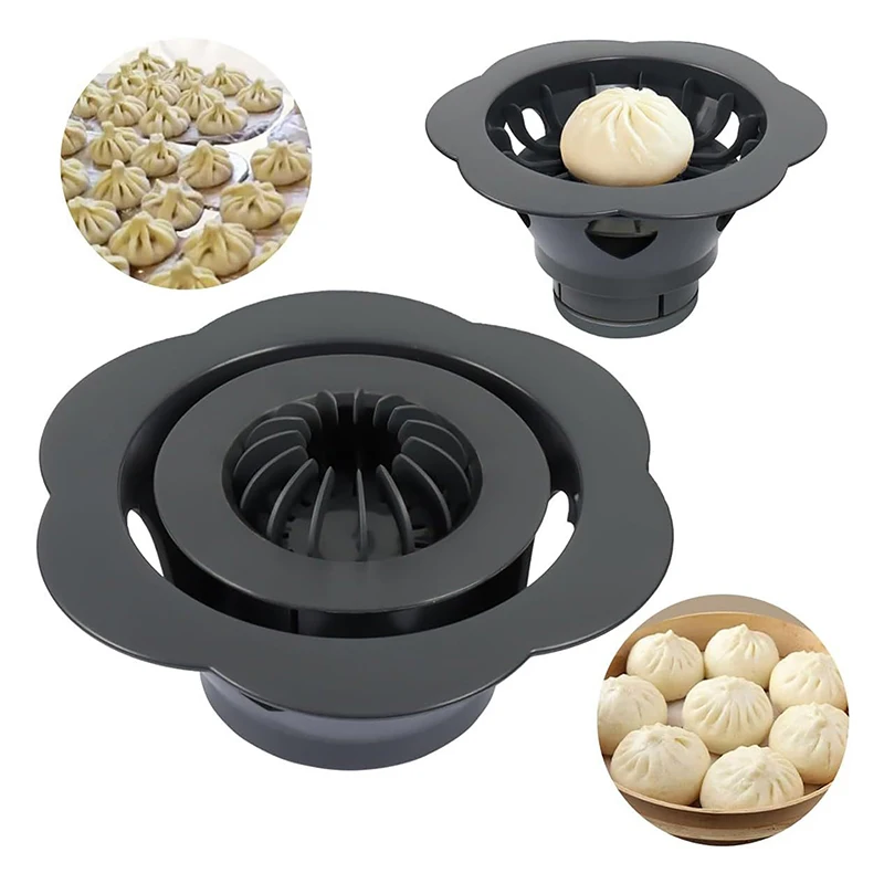 Baozi Maker Machine,Dumpling Maker Mold Plastic Kitchen Gadget Tool Homemade Bao Buns Preparation Culinary Exploration