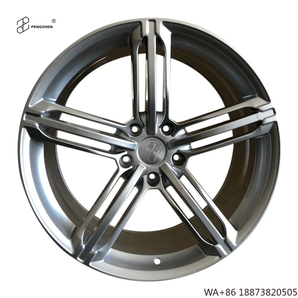 For  Hotsale 18 Inch Powder Coating in Silver 5 Spoke 5x112 20 Inch  Alloy Car Wheels Rims for Audi Q5 Q7