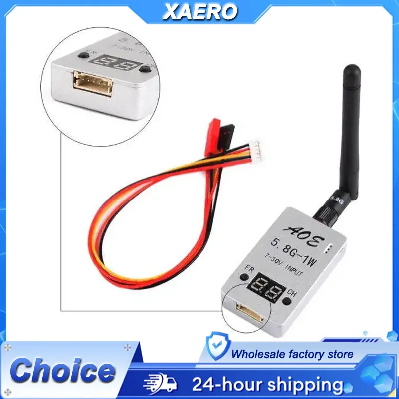 

TS932 5.8G 1W (1000mW) 48CH FPV Transmitter - Aluminum Case with 5V Regulator, Long Range & Stable Video Output
