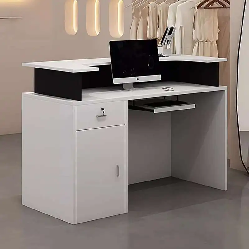 

Compact Office Reception Desks Beauty Salon Modern Simple Bar Counter Small Garage Gym Professional Empfangtheke Home Furniture