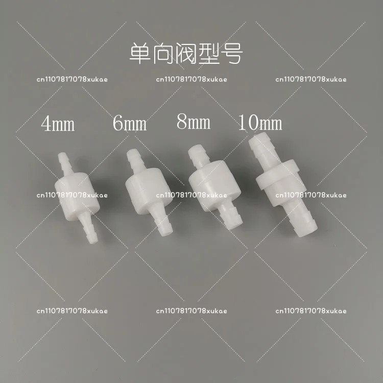 Genuine Plastic Check Valve Water Check Valve with Pressure Oil Resistant 6mm
