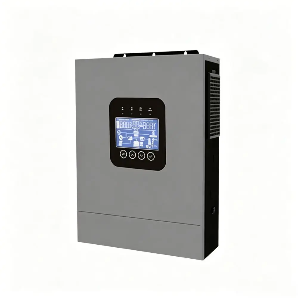 POWGROW Off-Grid Reiner Sinus-Wechselrichter 12KW 6.5KW 5KW 3.6KW Dual-Ausgang MPPT 220V 24V 48V Max. PV-Eingang 500V Solarladegerät 160A mit BMS