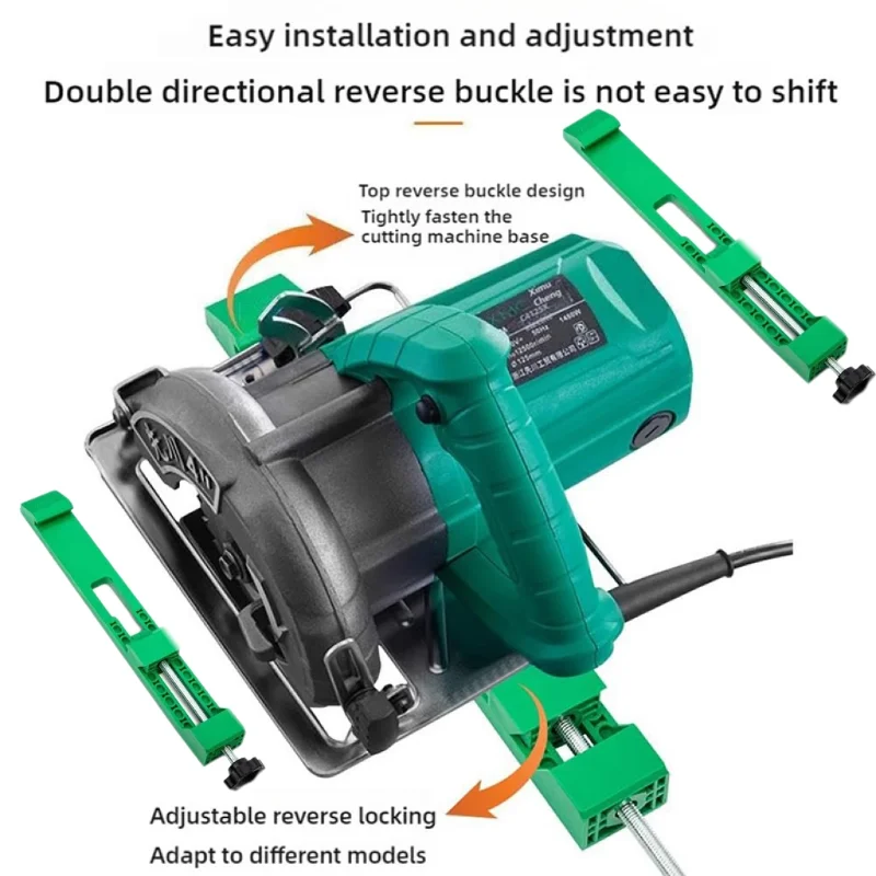 Electric Circular Saw Milling Positioning Clamp Cutting Machine Positioning With Mountain Bottom Plate Limiter  4-inch Cutting