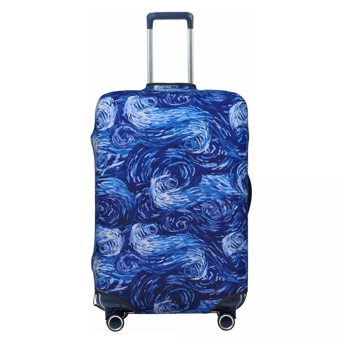 

Custom Van Gogh Starry Night Luggage Cover Protector Funny Travel Suitcase Covers for 18-32 Inch