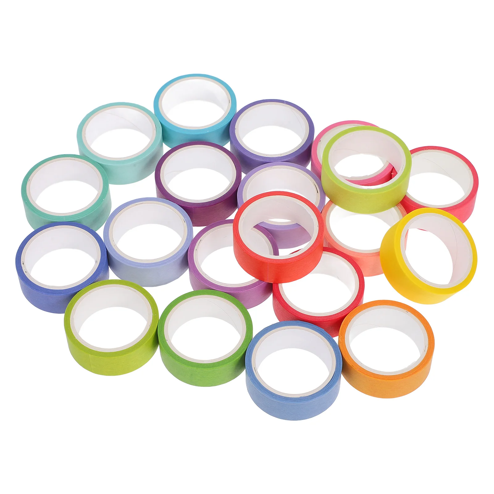 

20pcs Washi Tape Set 20 Rolls Colorful Decorative Tapes For Scrapbooking Diy Crafts Journaling Gift Wrapping Holiday Projects