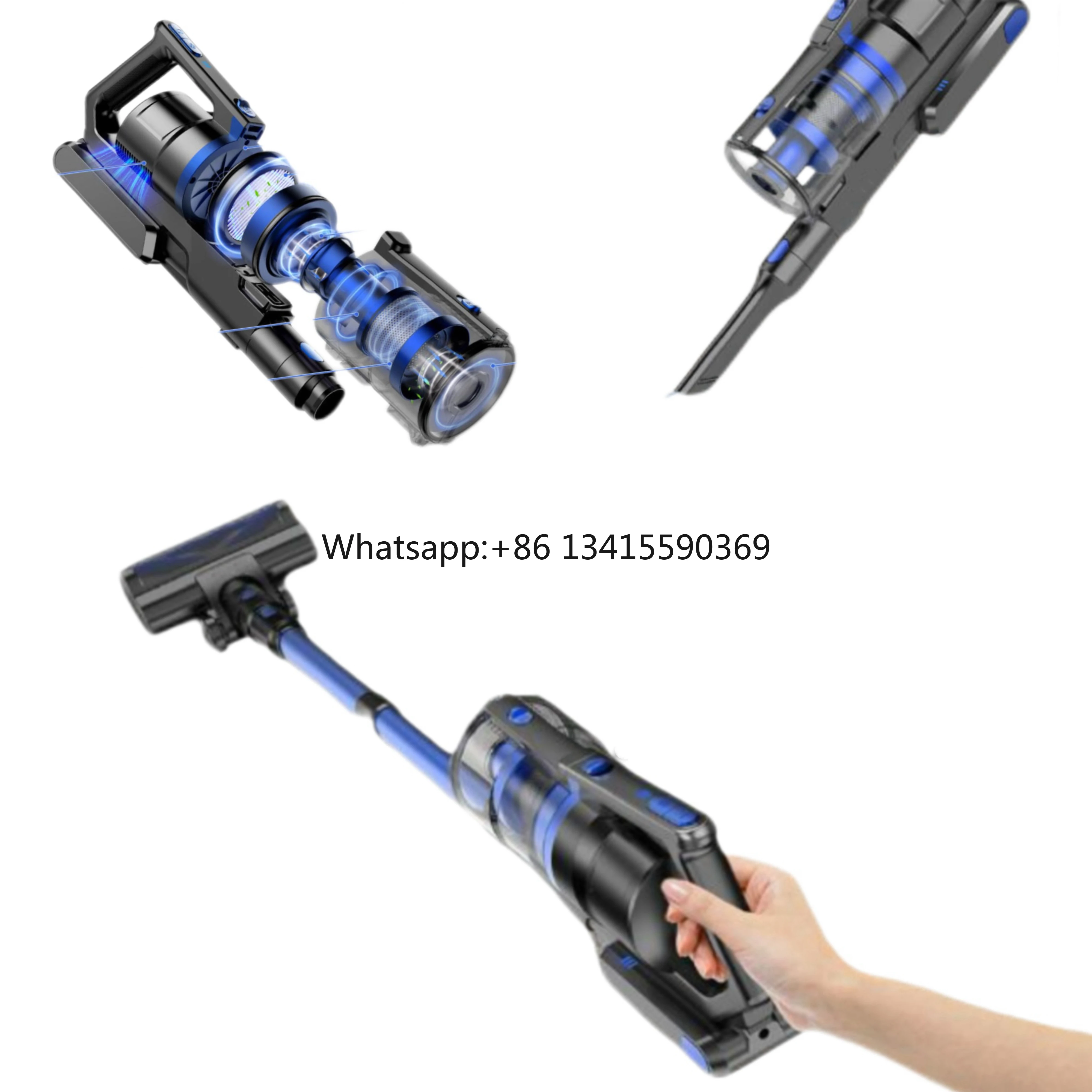 

Upgraded 33Kpa Cordless Vacuum Cleaner Baby-Friendly Cleaner 4-in-1 Handheld 7-Stage HEPA Filter Anti-Tangle Home Car Versatile
