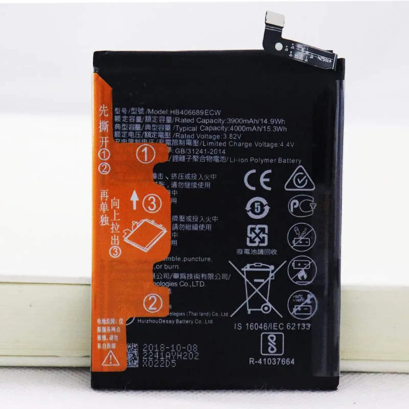 HB406689ECW 4000mAh Battery For Huawei Enjoy 7 Enjoy 7plus Y7 Prime Mate 9 /pro TRT-L53 TRT-L21A +Tools