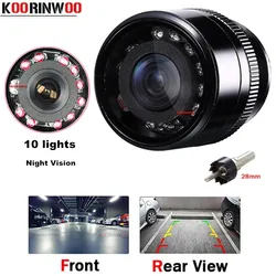 Rear View Camera Car Auto Front Backup 10Ir Infrared Night Vision Cam Parking Reversing System Vehicle Electronic Accessories