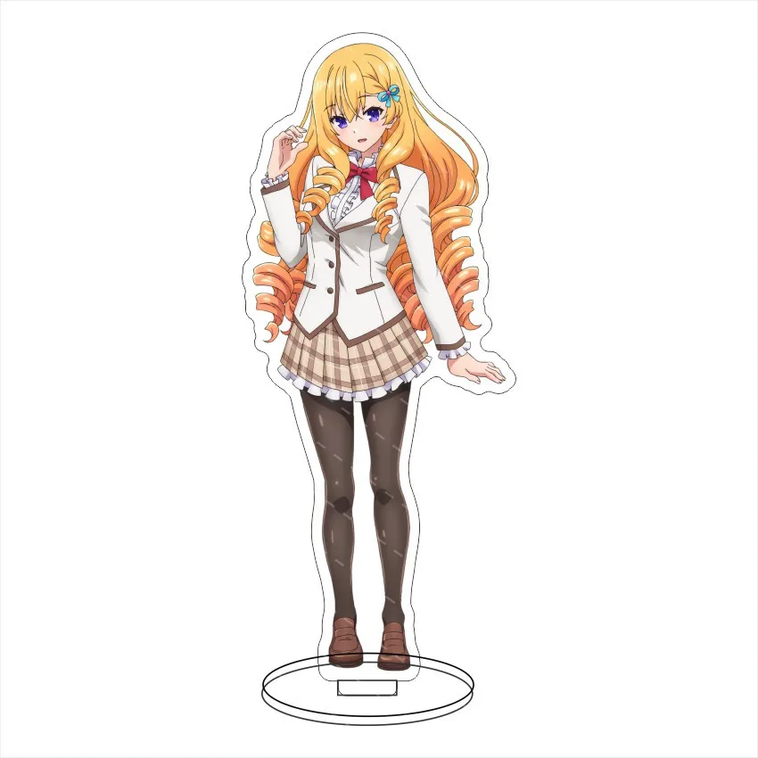 Rich Girl Caretaker Itsuki Tominari Acrylic Cartoon Figure Display Stand Model Plate Accessories Keychain Friends Gift Ornaments