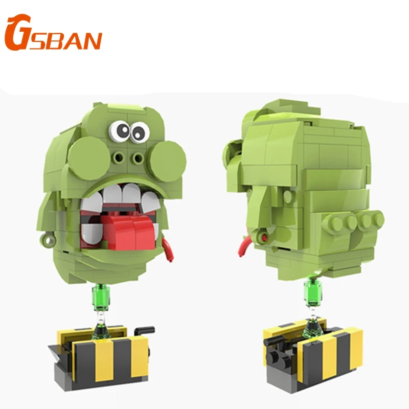 GSBAN Movie Ghostbusterseds Slimer Action Figures MOC Set Bricks Building Blocks Kits Toys for Children Kids Gifts Assemble