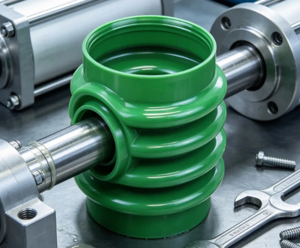 Compactor Shock‑resistant Corrugated Sleeve, Flexible Dust‑proof Replacement Hardware