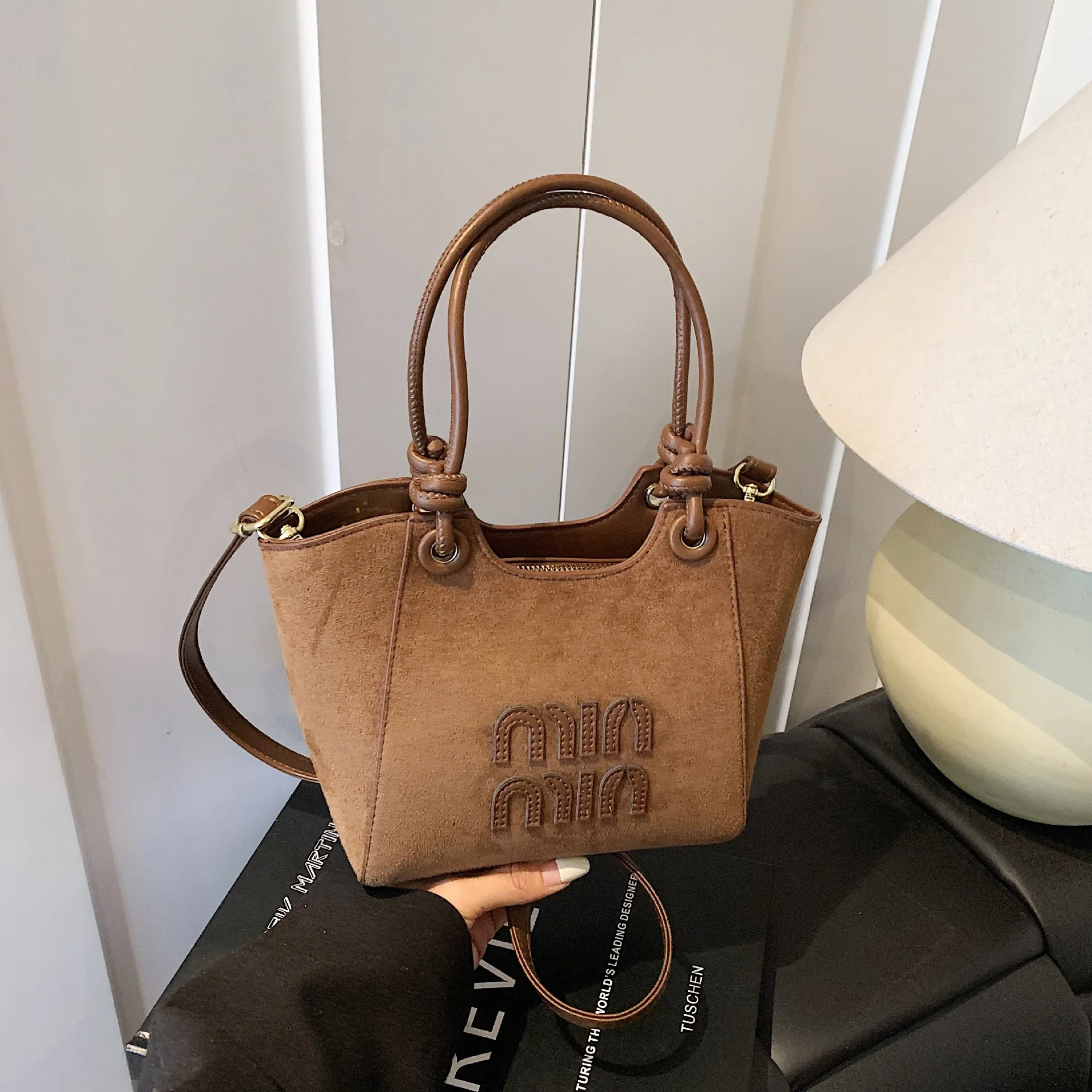 

2025 Spacious Tote Bag, Multi-Way Convertible Shoulder & Crossbody Purse for Women, Architectural Day to Night Carryall