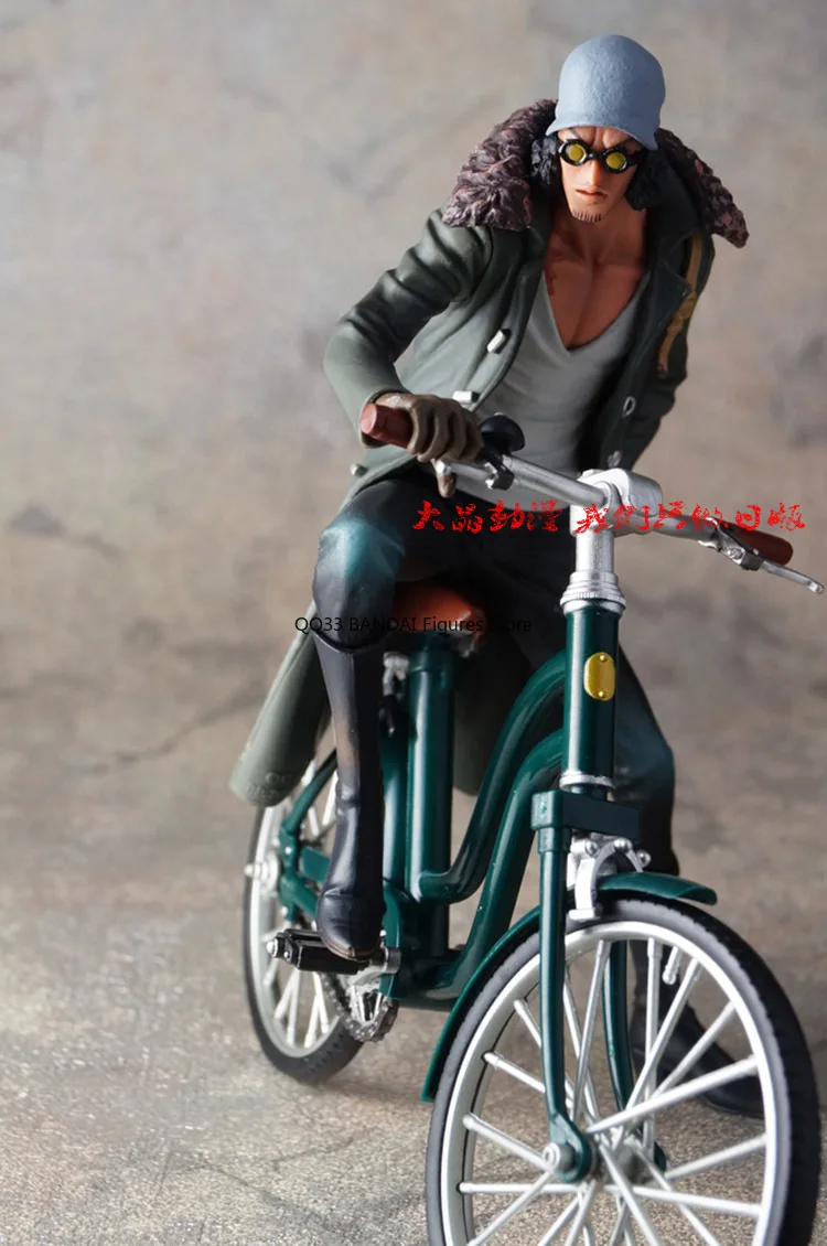 Banpresto ONE PIECE DXF KUZAN & BICYCLE THE GRANDLINE NEHIGLE Vol.2 Anime Figuras de ação Ornamentos colecionáveis Modelo presente