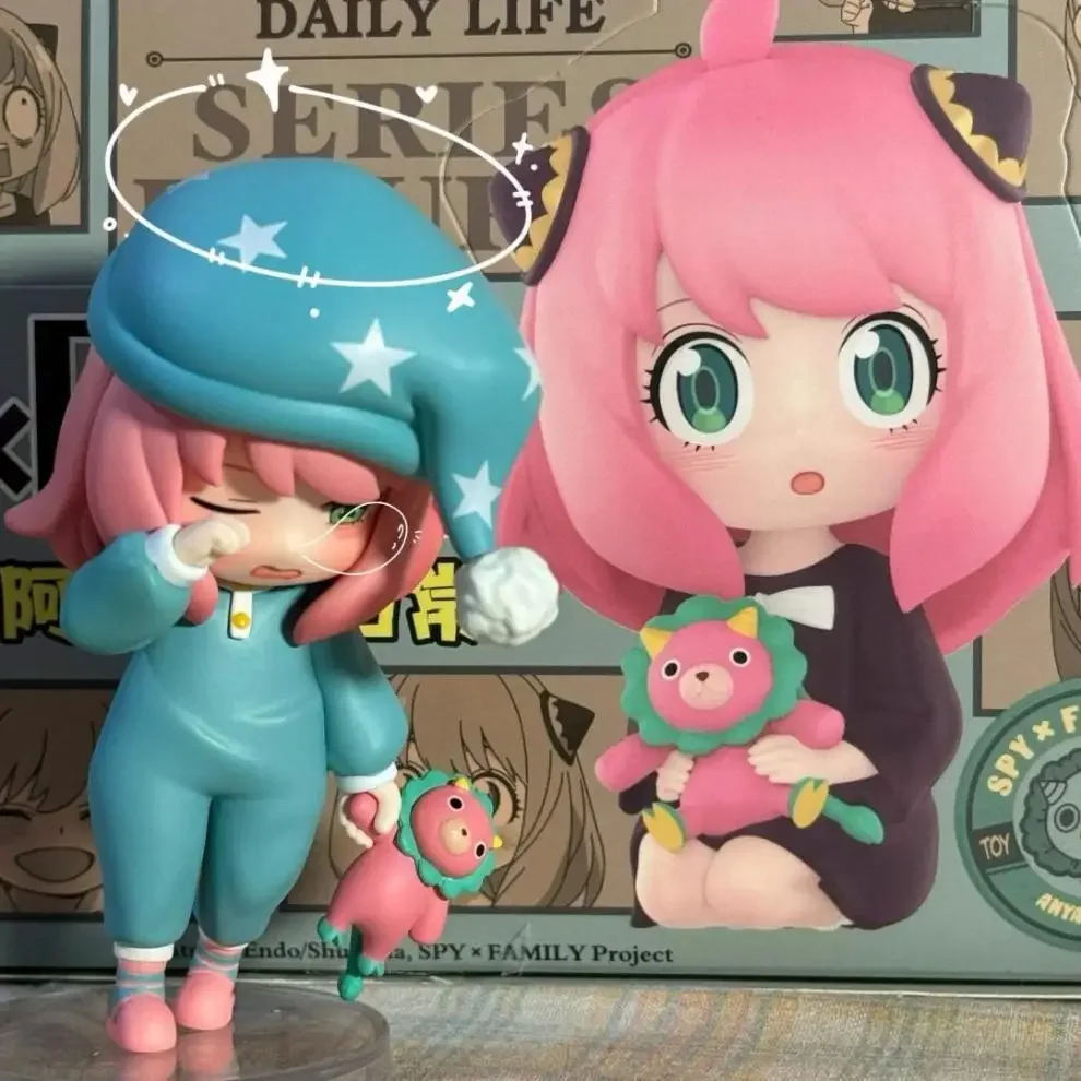 2026 SPY×FAMILY Anya Forger Blind Box, Anime-Figurenset, Niedliches Kawaii-Sammlerstück, Schreibtischdekoration & Geburtstagsgeschenk für Fans – Detail 2