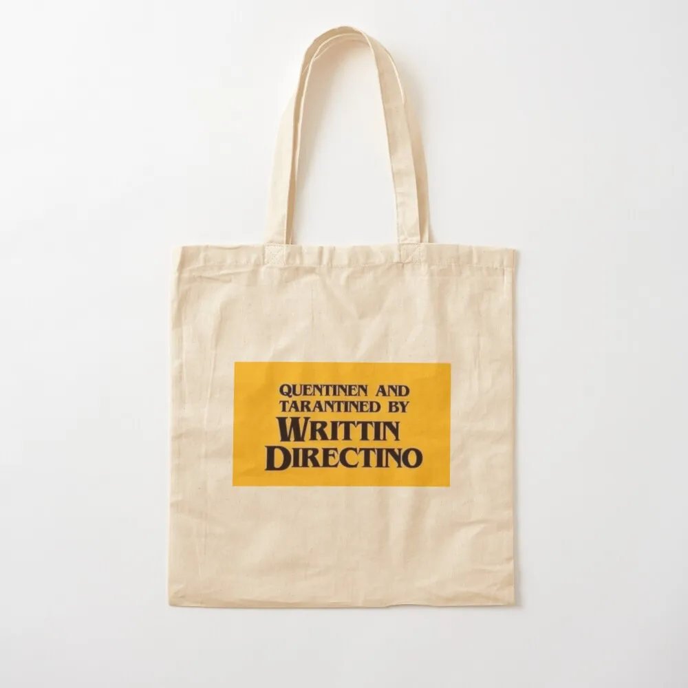 QUENTINEN وTaranteined بواسطة WRITTIN DIRECTINO Tote Bag حقيبة يد سيدة حقيبة يد حمل حقيبة يد مخصصة