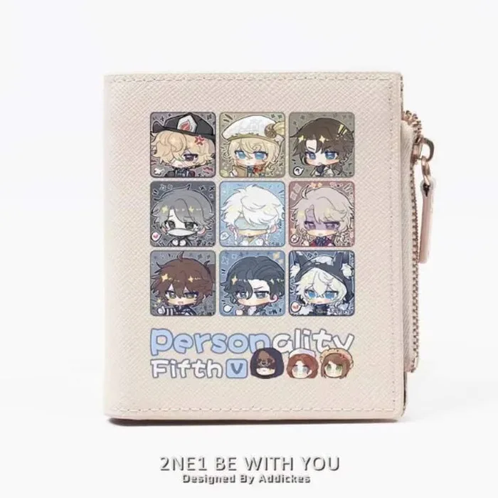 Anime Eli Clark Identity V Cartera de moda PU monedero tarjeta moneda cremallera bolsa de dinero Cosplay regalo B1954 Anime