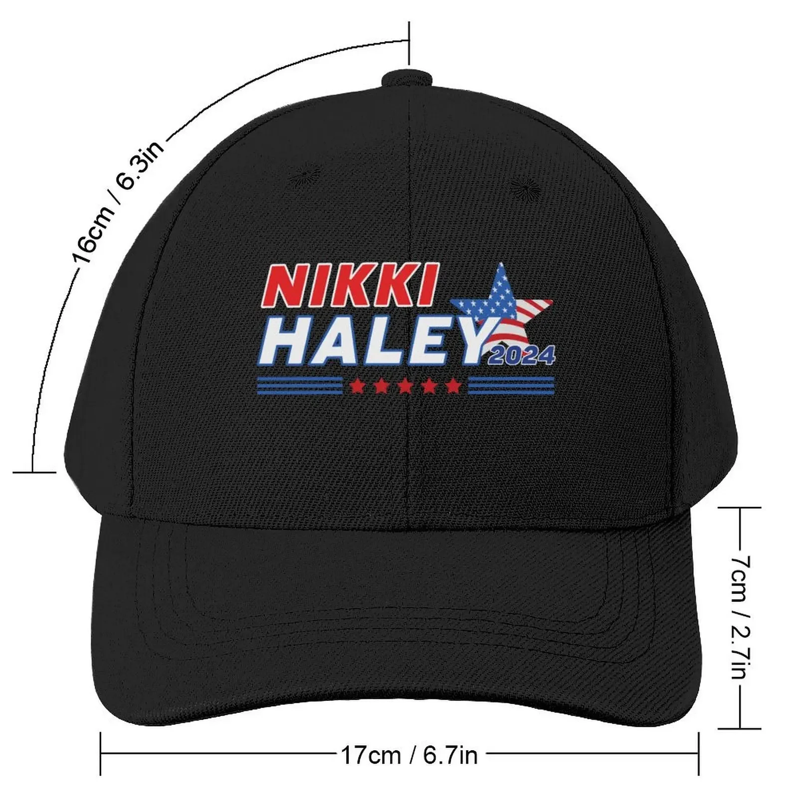 Nikki Haley 2024 president Baseball Cap Gentleman Hat tea Hat Hip Hop Kids Hat Men Golf Wear Women's