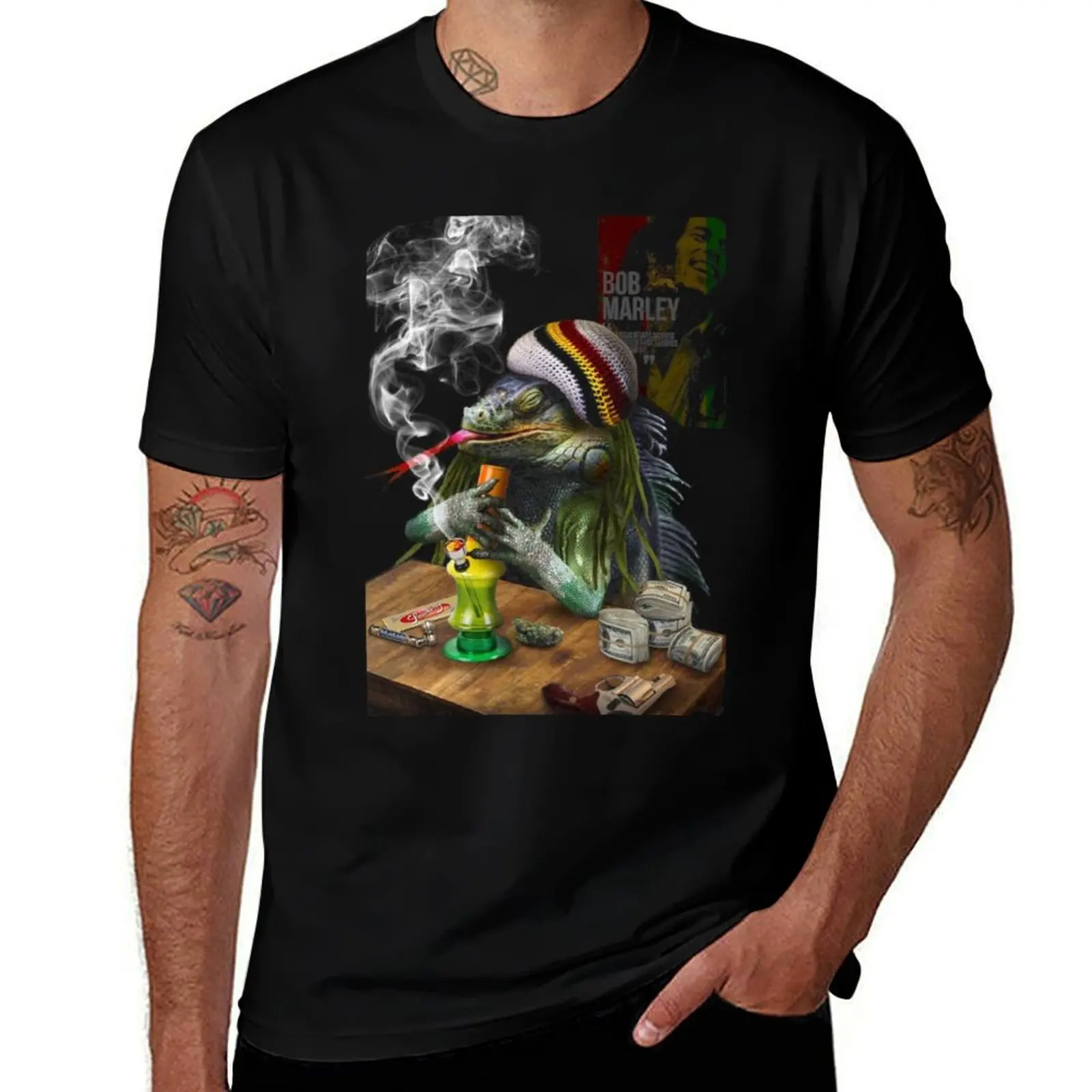 Smoking joint. T-Shirt Street Style Casual Tee Shirt T-Shirt
