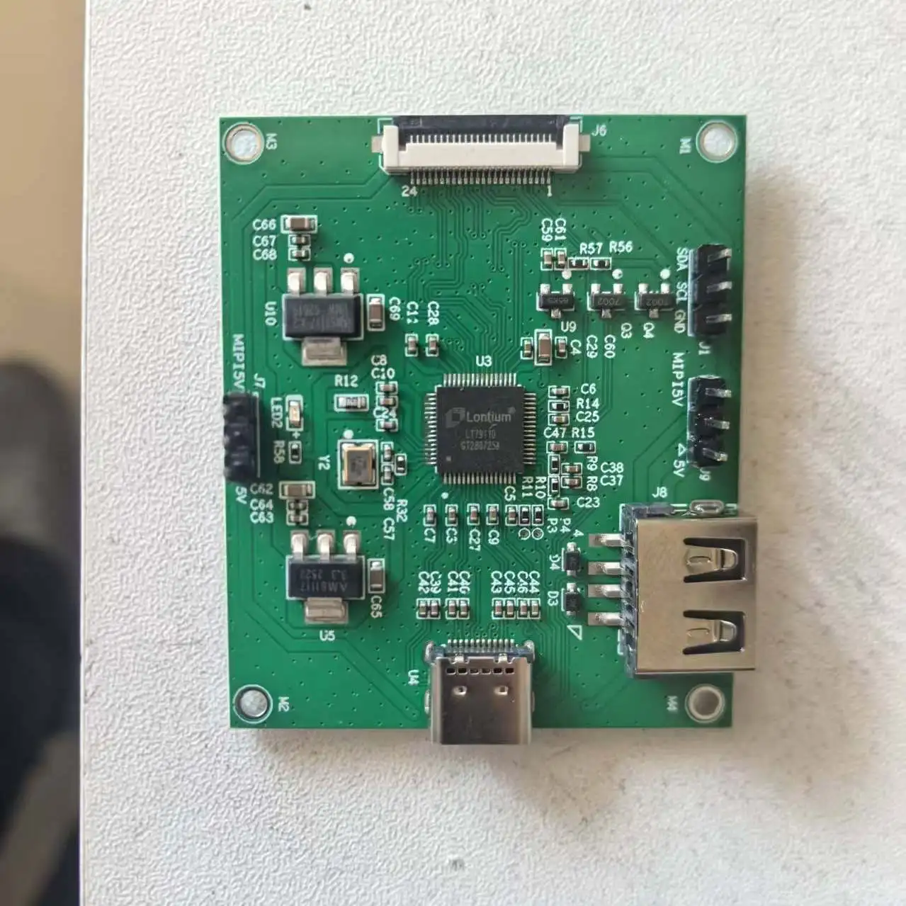Typec to MIPI CSI/DP to MIPI CSI/DSI Development Board Driver Board LT7911D