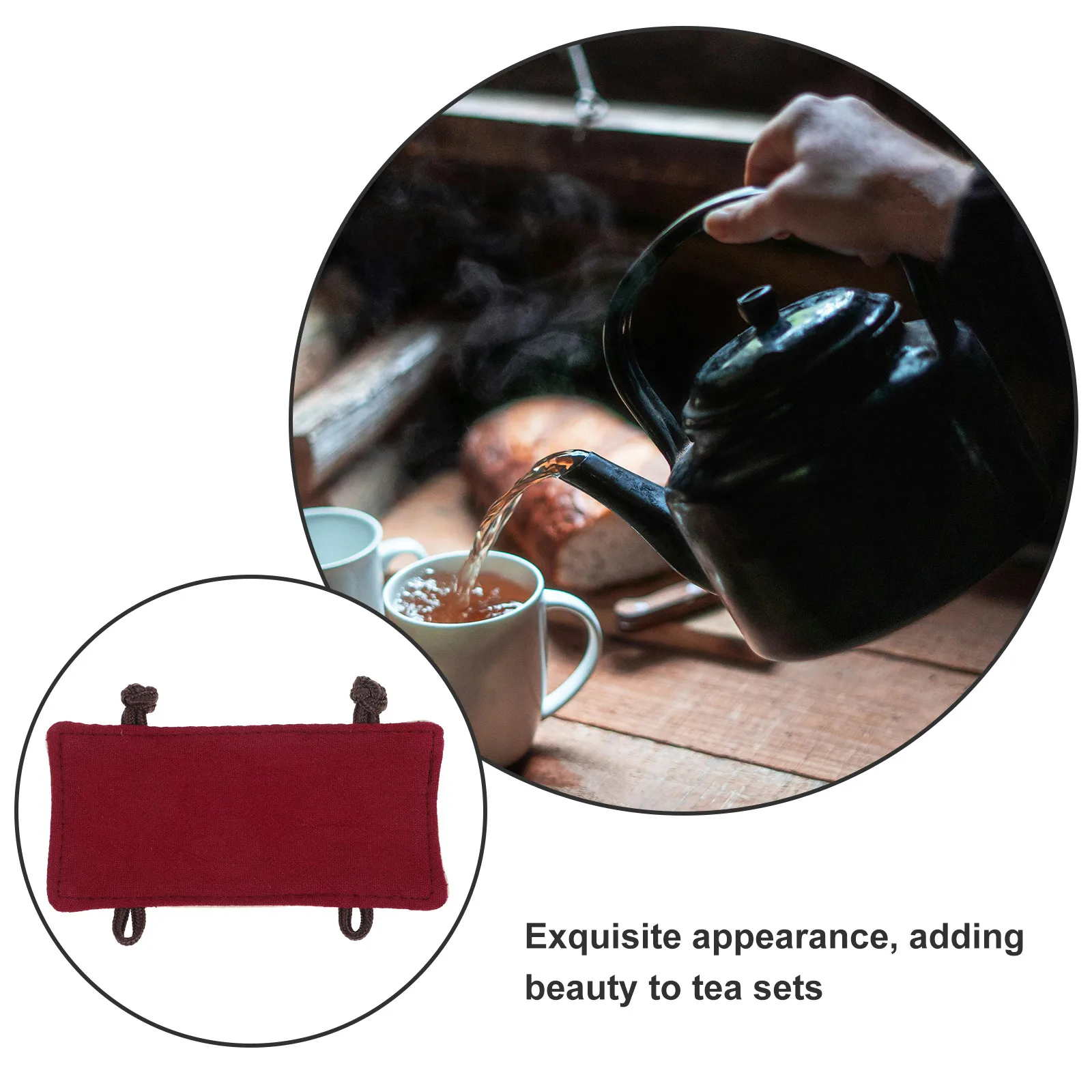 

Anti-Scald Kettle Cover Teapot Sleeve Heat Insulation Fabric Pot Cushion Cover For Tea Kettle Handle Sleeve Teapot
