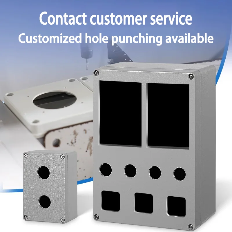 Cast Aluminum IP67 Waterproof Junction Box Outdoor Electronic Project Explosion-proof Sealed Enclosure Case for Electronic