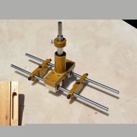 Wooden Door Slotter Set Keyhole Opener For Woodworking Open Jig Lock Holes Device Quick Release Max Deepth Keyhole Opening Tools