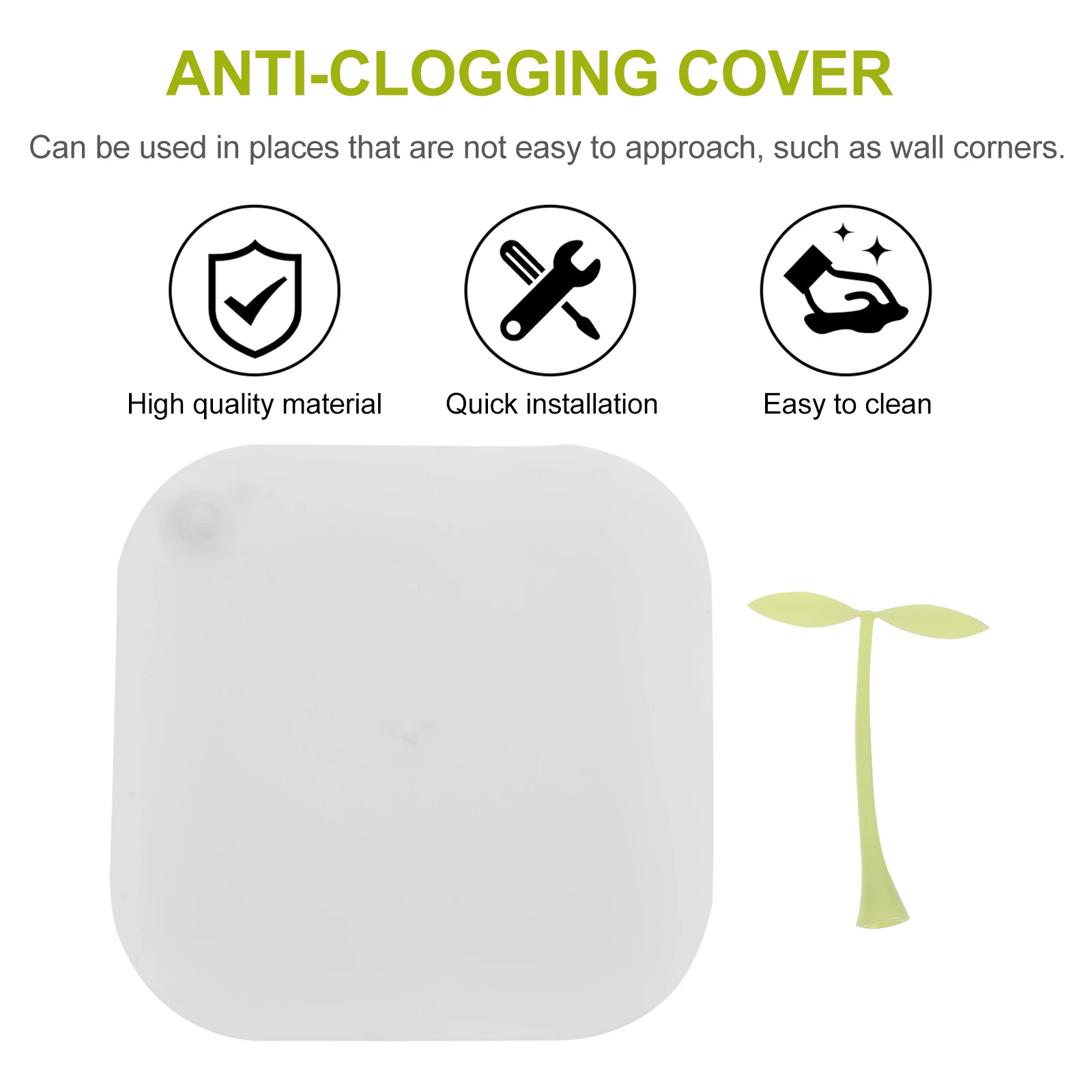 

2pcs Silicone Covers Anti-Clogging Floor Drain Covers For Kitchen Sink Bathroom Tub Filter Sealed Drainage Weight