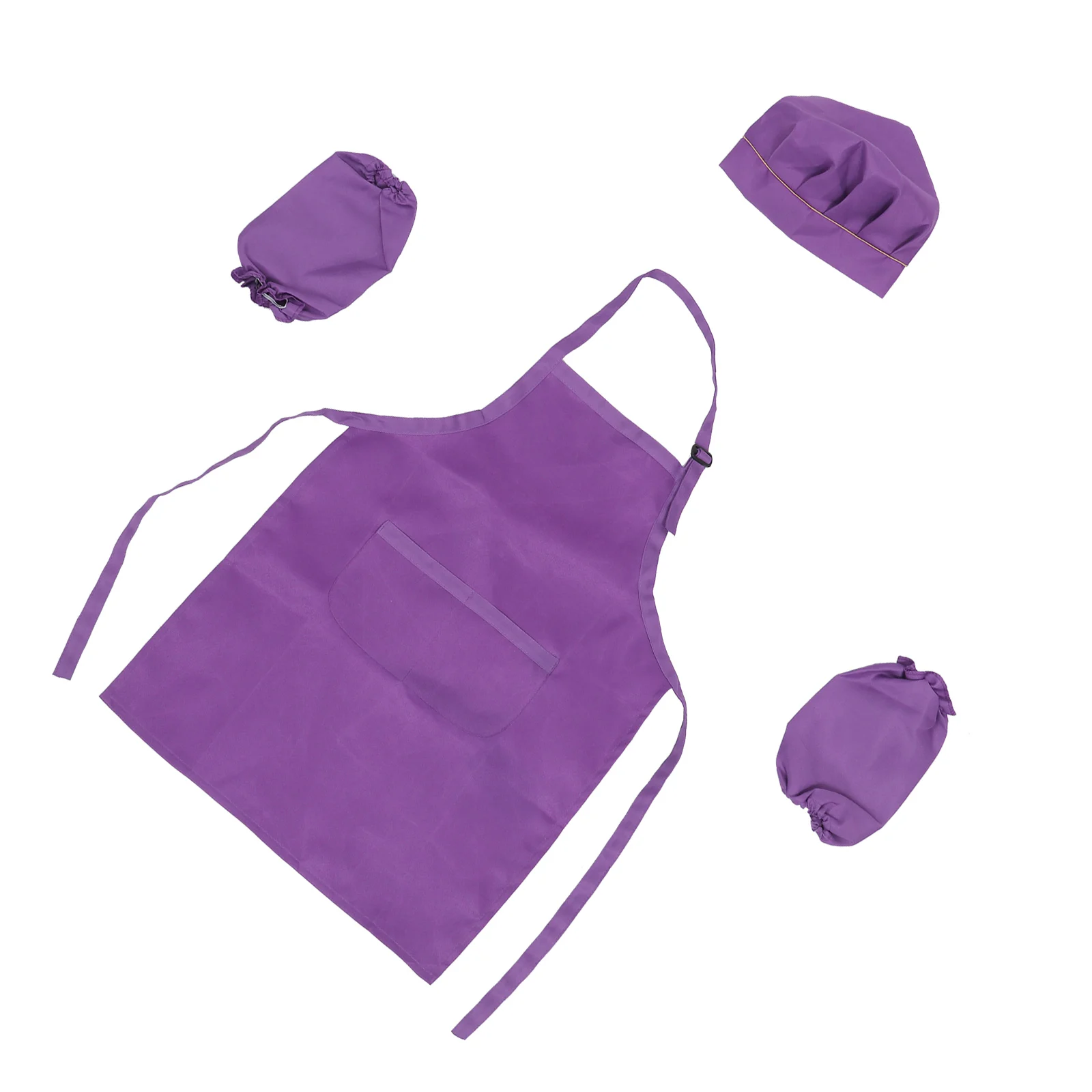 

Painting Clothes Children's Hat Sleeve Apron Suit Kids Baking Chef for Cooking Hand Cuff