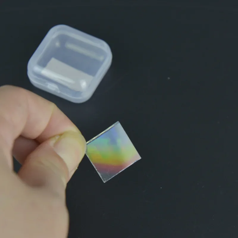 Two-dimensional Orthogonal Holographic Diffraction Grating 20x20mm Original Cut Lines 300 500 600 1000 1200