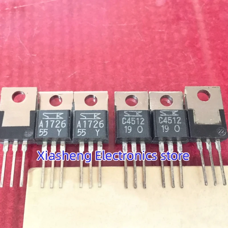 

New Original 5Pairs 2SC4512 C4512 + 2SA1726 A1726 TO-220 Audio Amplifier Transistor In Stock