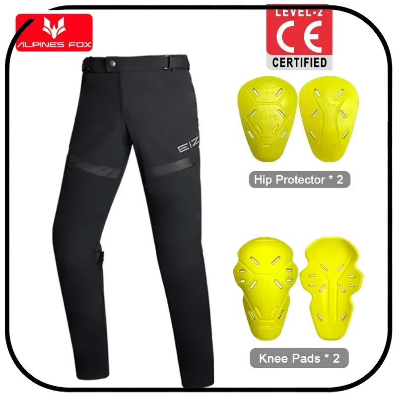

Eiz Motorbike Riding Pants Ce Level 2 Certified Breathable With Hip Knee Pads For Men Women All Season Summer Airflow