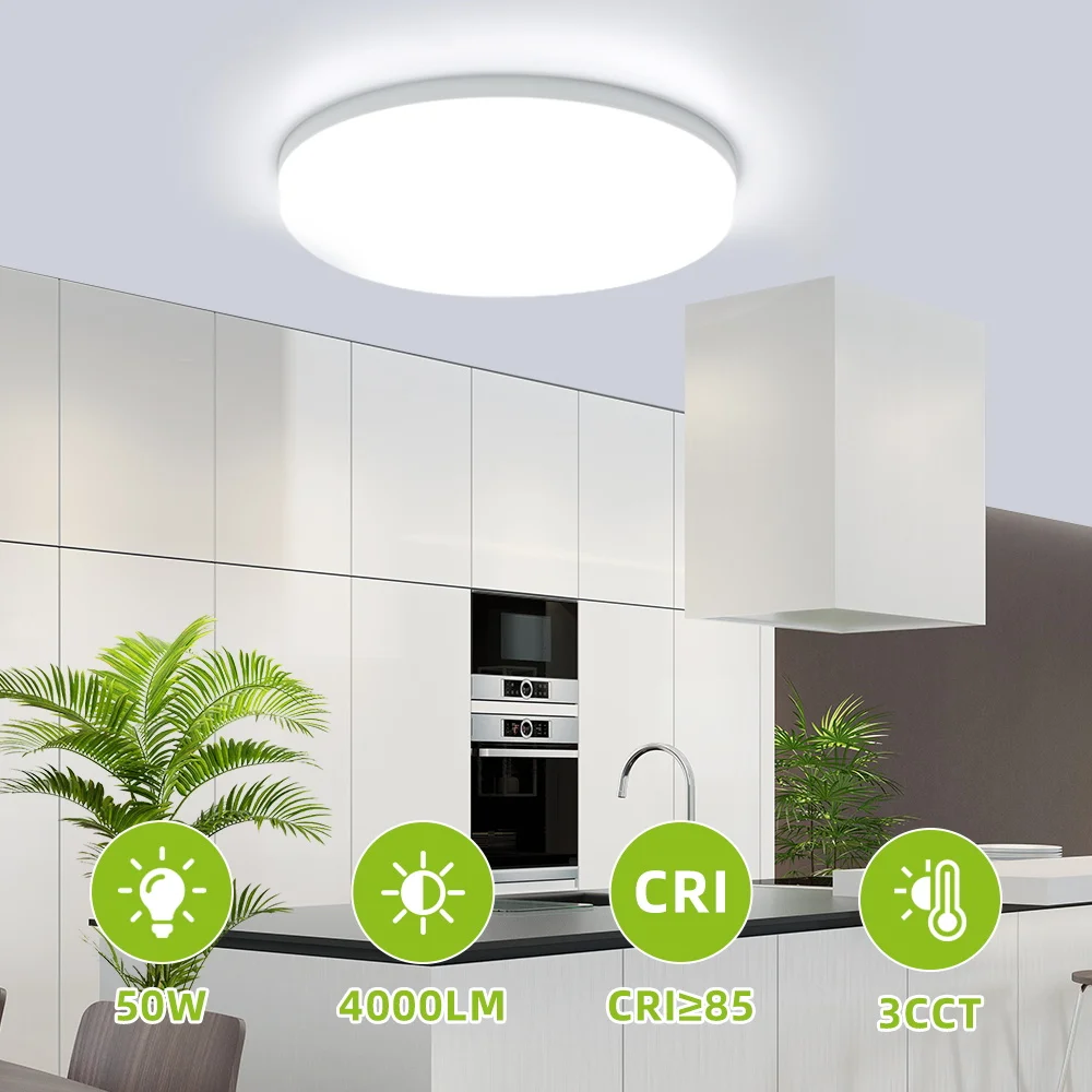 

AC85-265V LED Ceiling Light Fixtures Led Chandelier Lighting for Living Room Bedroom Lamp Round Indoor Ceiling Lamp Lustre