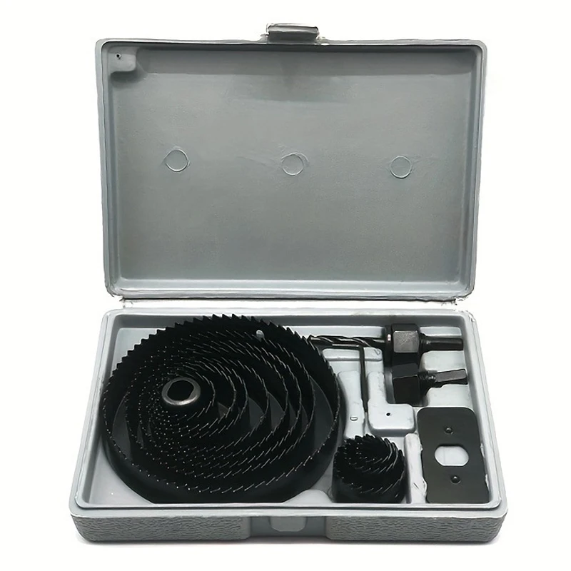 11/16Pcs Hole Saw Set 19-64/19-127mm Hole Saw Drill bit For Wood PVC Plasterboard Woodworking Holes Opening Kit Carpentry Tools
