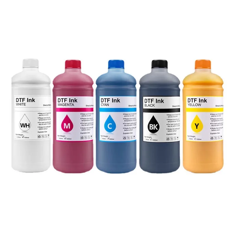 

5*1L for DX5DX7/XP600/TX800/WF4720/i3200 film transfer ink DTF white ink hot stamping ink