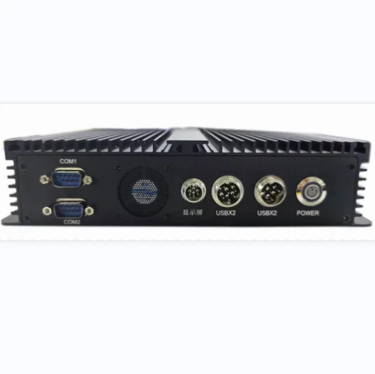 All aluminum car mounted BOX industrial control computer i5 6300HQ CPU  Aviation plug-in Power supply Built for car use mini pc