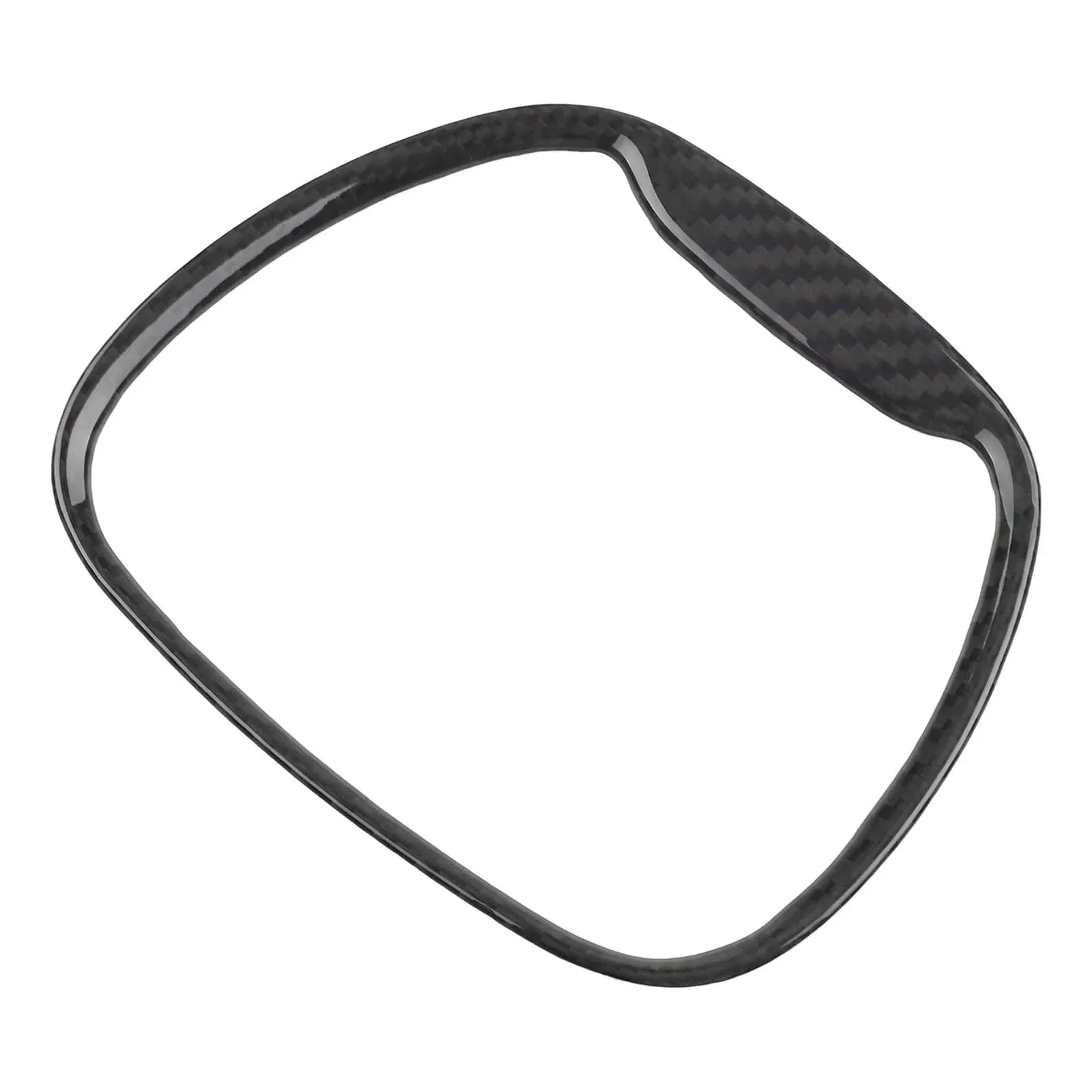 Car Customization Carbon Fiber Steering Wheel Car Interior Decoration Automotive Interior Carbon Fiber Black Glossy Finish